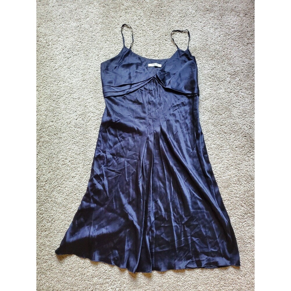 Genny silk slip dress